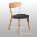 High Quanlity Solid Wood Coffee Chair with Soft Seat